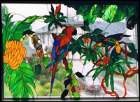 Birds Stained Glass