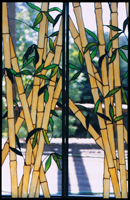 Landscape & Trees Stained Glass