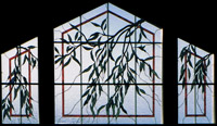 Landscape & Trees Stained Glass