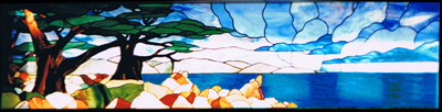 Landscape & Trees Stained Glass