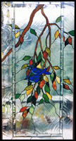 Landscape & Trees Stained Glass
