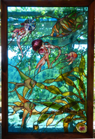 Tropical fish and Jungle Stained Glass
