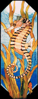 Tropical fish and Jungle Stained Glass