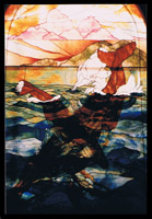Tropical fish and Jungle Stained Glass