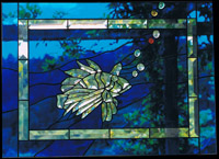 Tropical fish and Jungle Stained Glass